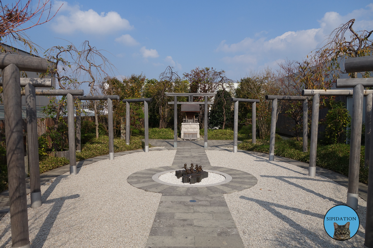 Shrine on top of Hakata Station - Fukuoka, Japan