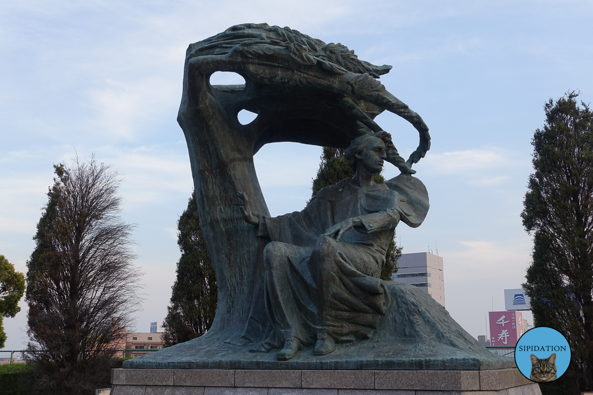 Chopin Statue - Hamamatsu, Japan