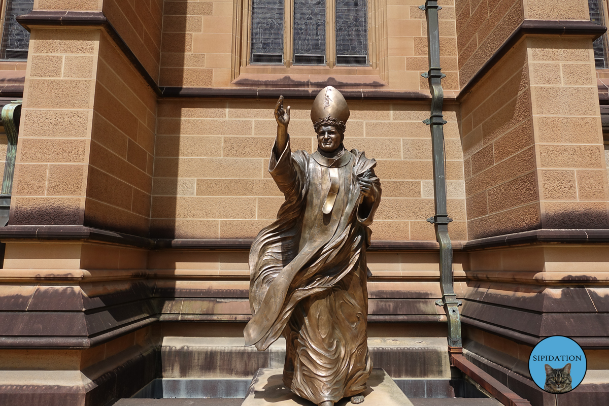 Statue of Pope John Paul II - Sydney, Australia