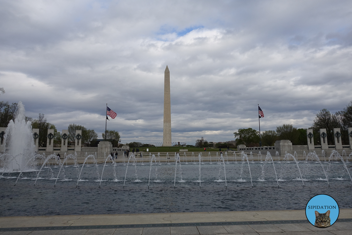 World War II Memorial and Washington Monument - Washington DC