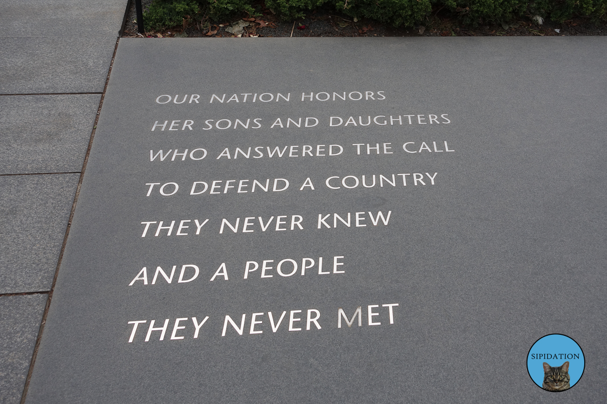 Korean War Veterans Memorial - Washington DC