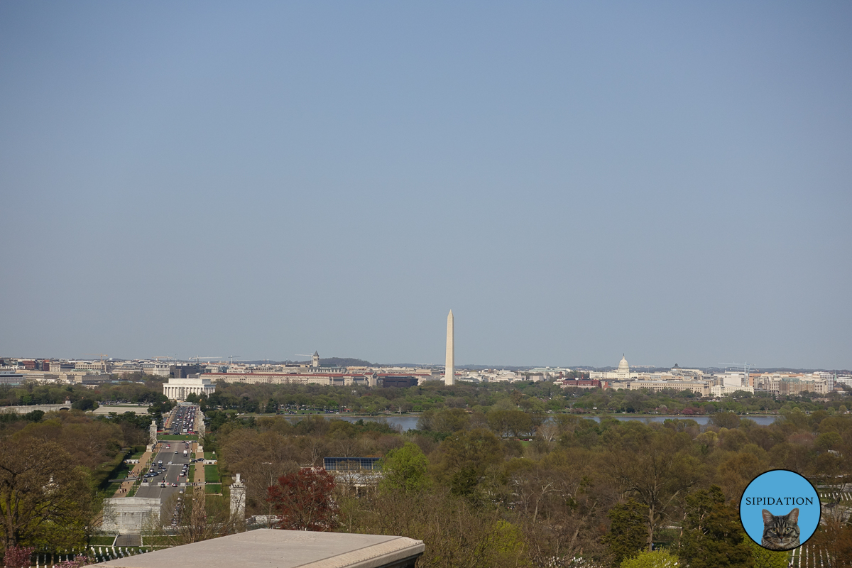 View from Arlington House - Arlington National Cemetery - Arlington Virginia