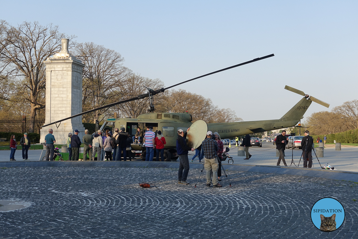 Vietnam Era Helicopter - Arlington National Cemetery - Arlington Virginia