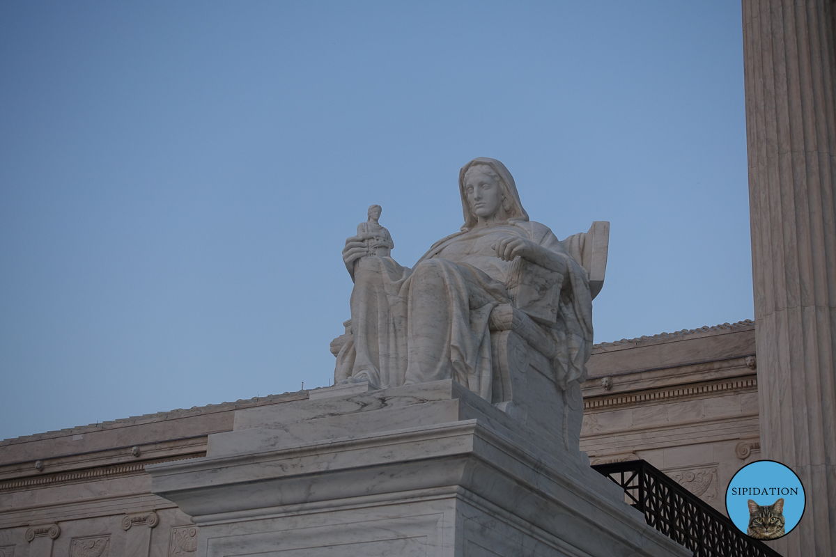 Contemplation of Justice - Supreme Court - Washington DC