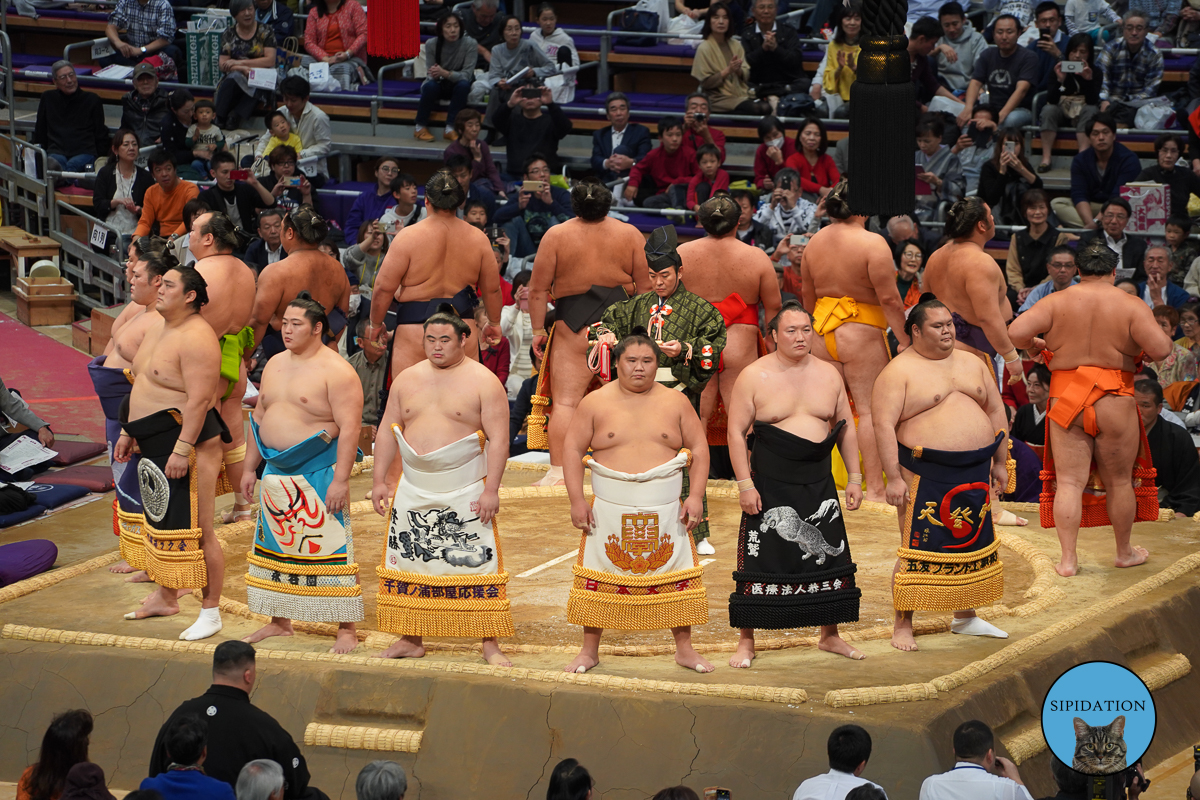 Sumo Tournament Day 1 - Fukuoka, Japan